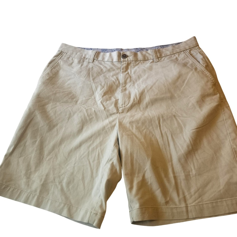 Tommy Bahama Shorts‎ Mens 38 Khaki Chino Casual Flat Front Classic Summer Golf